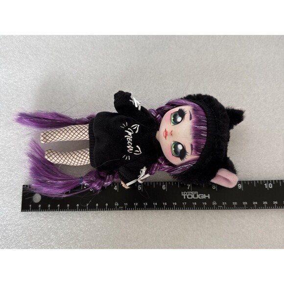 Na Na Na Surprise Tuesday Meow Doll Kitty Cat Purple Hair Green Eyes 7.5" - Picture 5 of 5